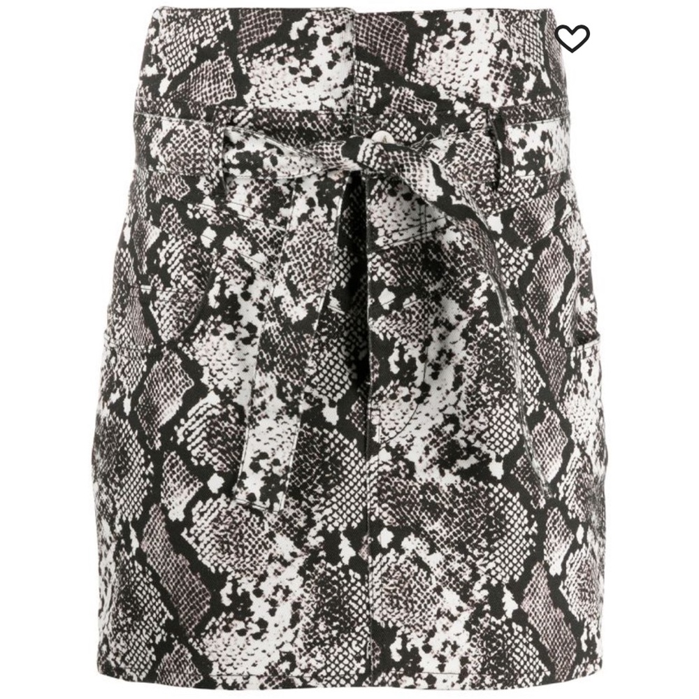 The Attico mini denim skirt